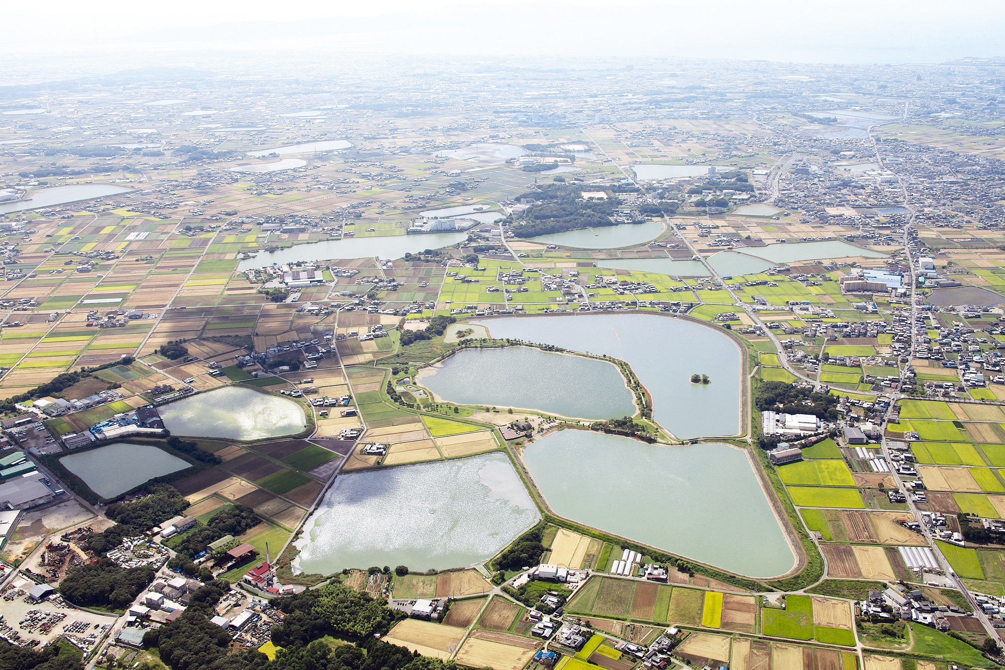 県下最大の満水面積を誇る「加古大池」